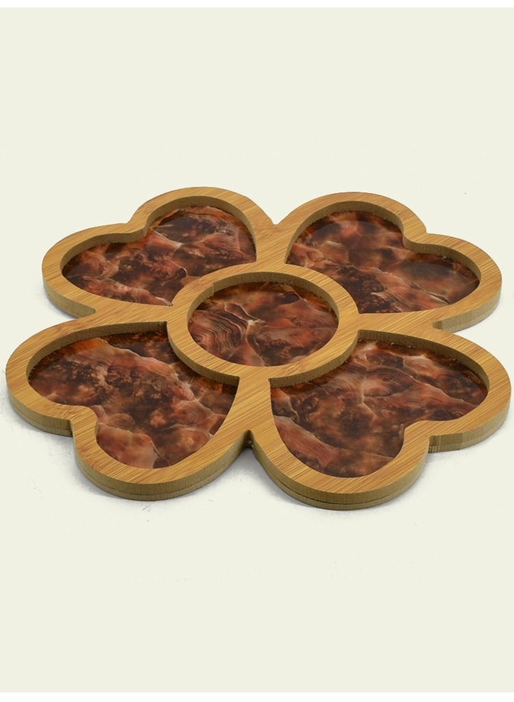 5 Division Serving Plate 30x30cm - Image 3