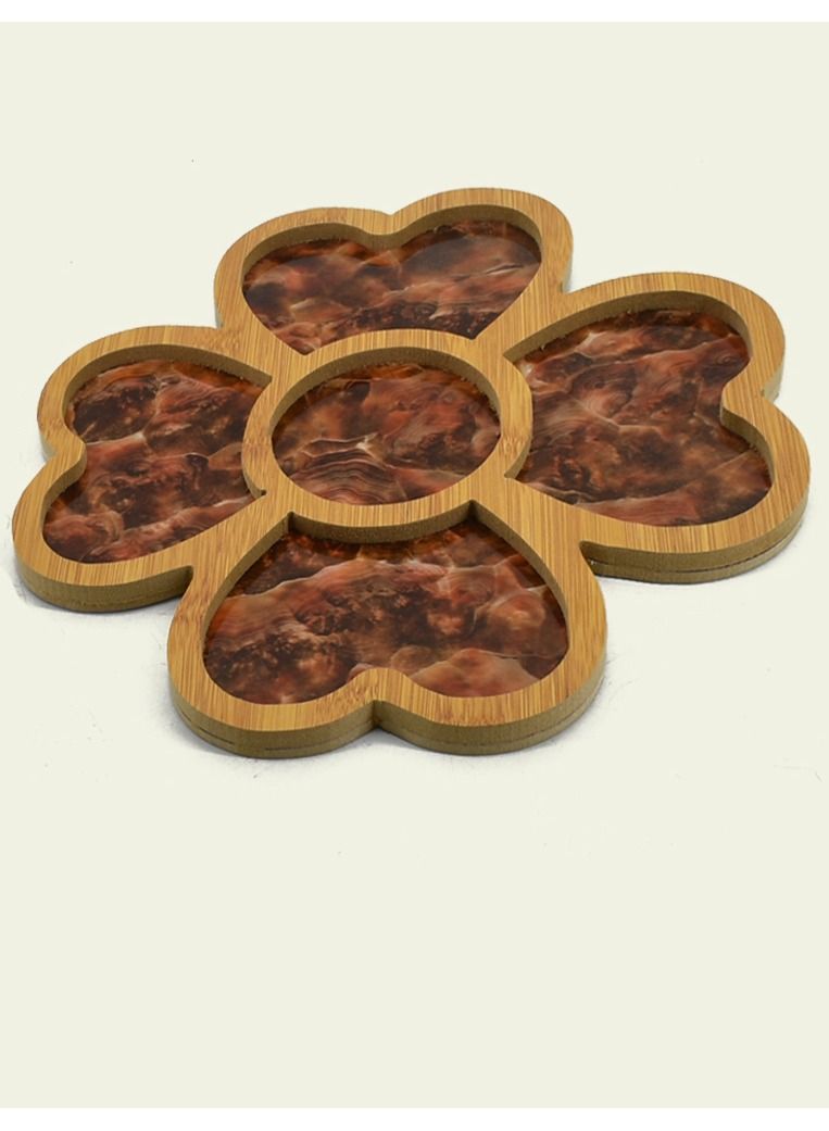 5 Division Serving Plate 30x30cm - Image 2