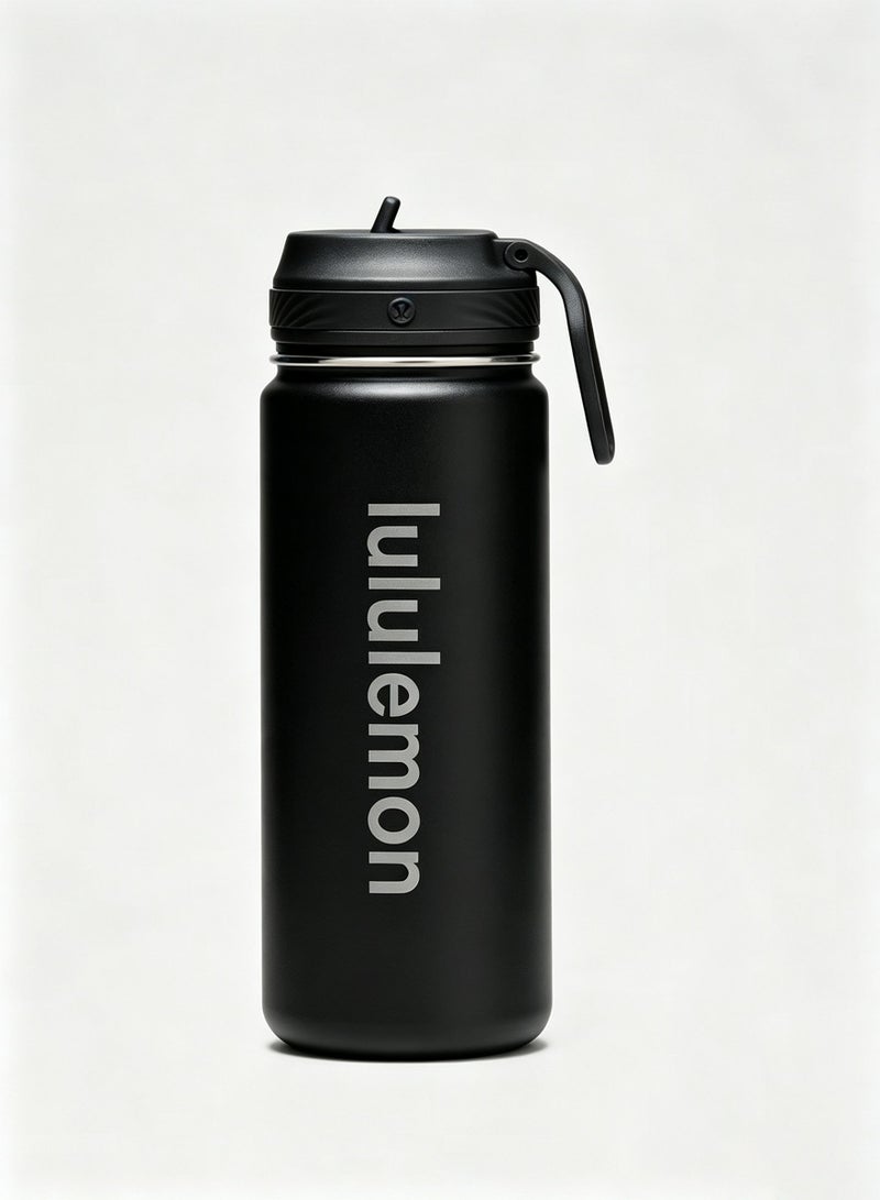 Back to Life Sports Water Bottle with Straw-530ML