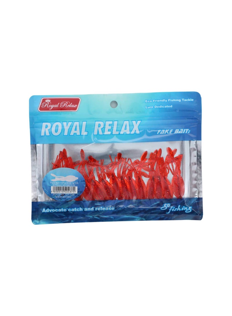 Royal Relax Fishing Fake Bait 11A 6cm 1g 14pcs