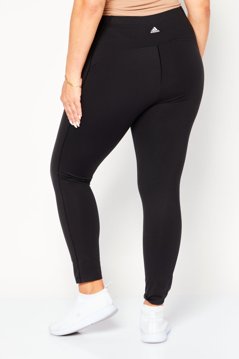 Adidas Women Sportswear Fit Outdoor Leggings, Black - Image 4