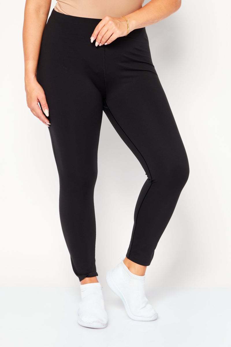 Adidas Women Sportswear Fit Outdoor Leggings, Black - Image 1