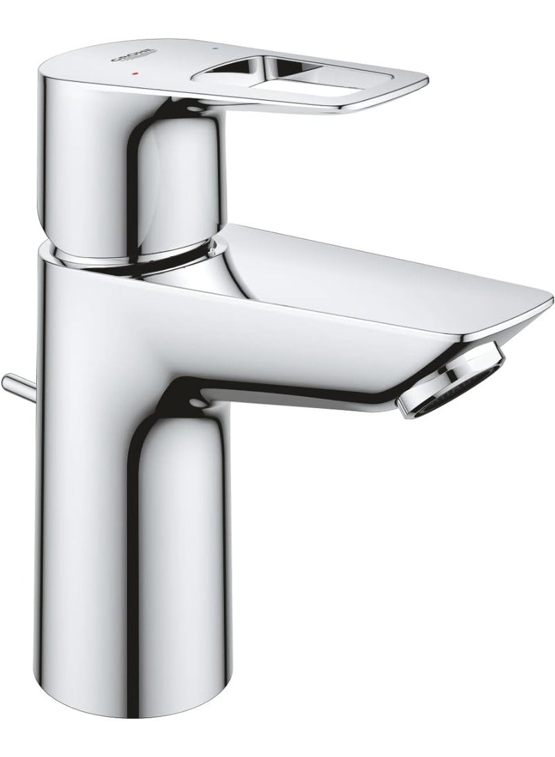 جروهي خلاط حوض غسيل GROHE BauLoop 2333510F | طلاء كروم | صنبور حمام بذراع واحد | تحكم سلس في تدفق المياه | تصميم متين - Image 3