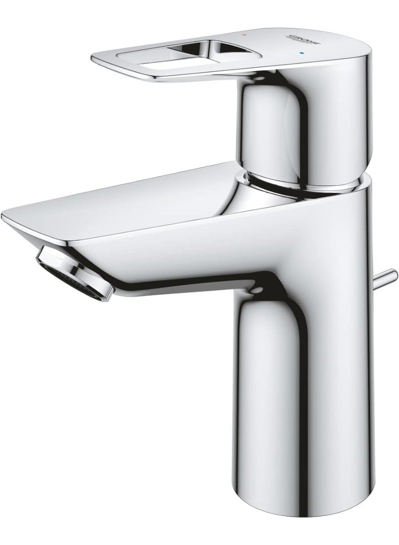 جروهي خلاط حوض غسيل GROHE BauLoop 2333510F | طلاء كروم | صنبور حمام بذراع واحد | تحكم سلس في تدفق المياه | تصميم متين - Image 1