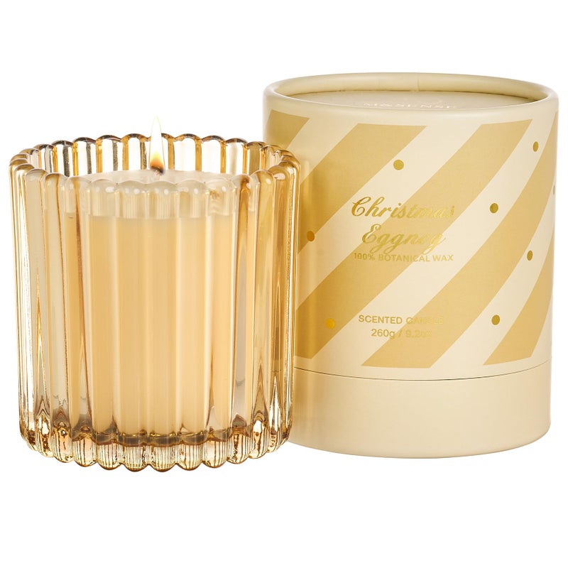 M&SENSE Frosted Pine Amber Scented Candles, 9.2 Oz 60 Hours Burning Time Soy Candle, Christmas Fall Gifts for Home Decor, Up to, Natural Soy Wax Relaxing Aromatherapy Candle - Image 1