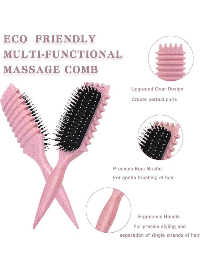 KIKI Brush, Curly Hair Brush Styling, Wet & Dry Detangler Hair Brush, The Essential Tool For Shaping & Styling Your Curls - Image 5