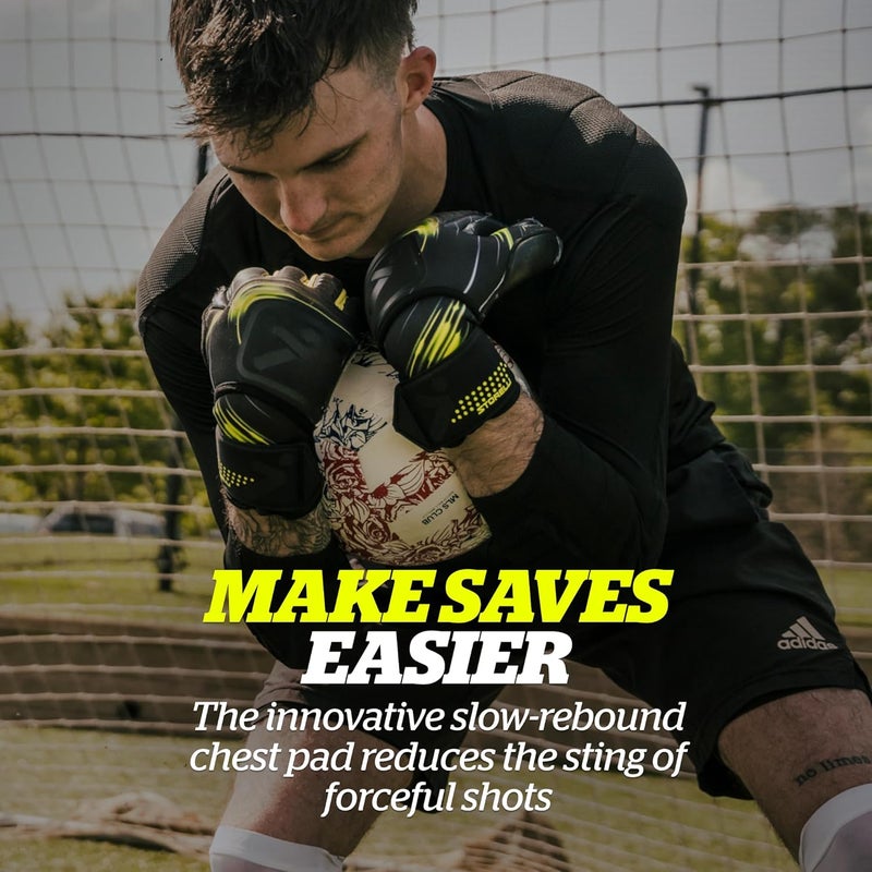 Storelli BodyShield Goalkeeper 3/4 Undershirt, Compression Shirt, Sports Accessories, Goalie Shirt, Turf Protection - Image 3