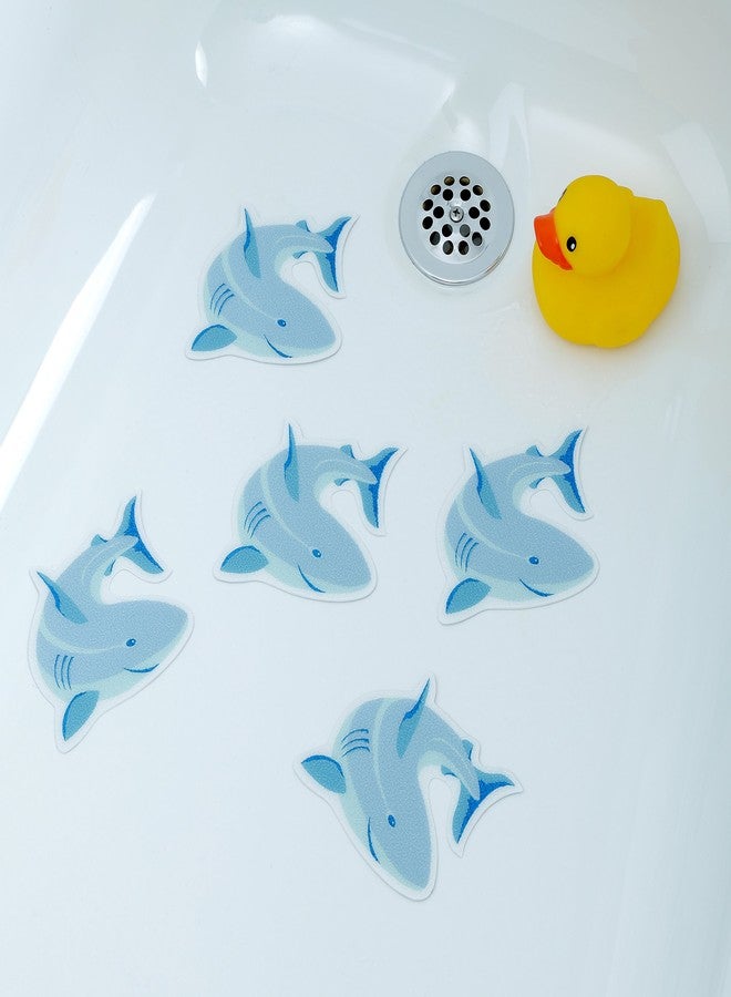 SlipX Solutions Adhesive Bath Treads, Shark Tub Tattoos, Non-Slip Traction to Bathtubs, Showers & Other Slippery Spots (Kid Friendly, Reliable Grip) - Image 2