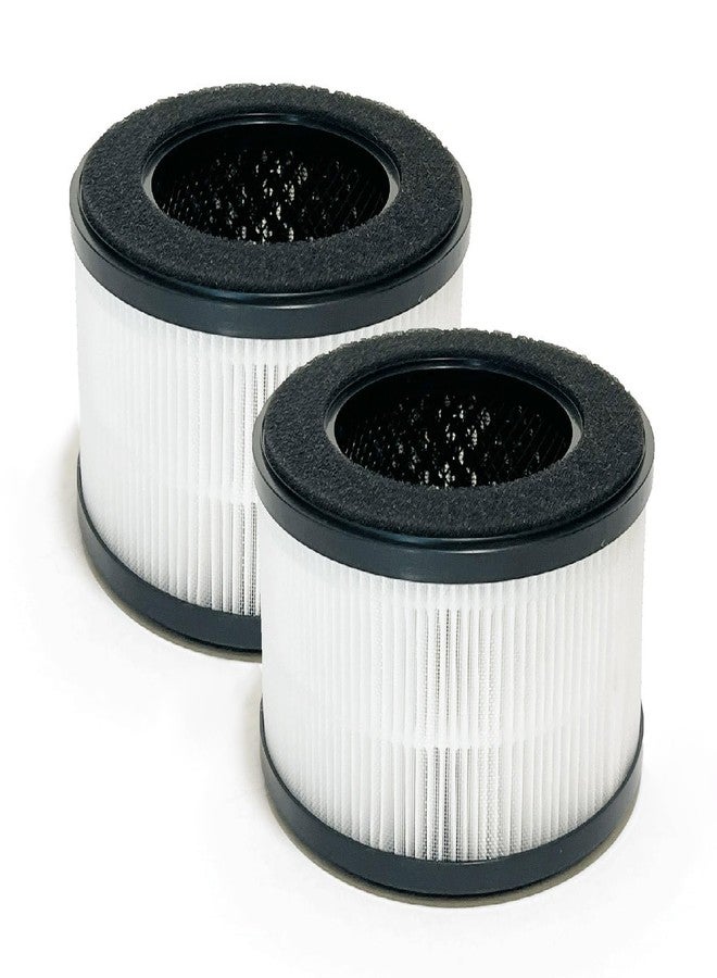 نيسبيرا فلتر Nispira BS-01 ثلاثي الوظائف بتقنية HEPA الحقيقية، بديل متوافق مع جهاز تنقية الهواء Slevoo BS-01 | يزيل الدخان والمركبات العضوية المتطايرة والروائح | عبوتان - Image 2