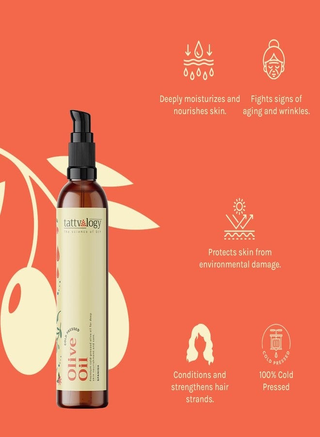 Tattvalogy Olive Oil, for Skin & Hair, 200ml - Image 4