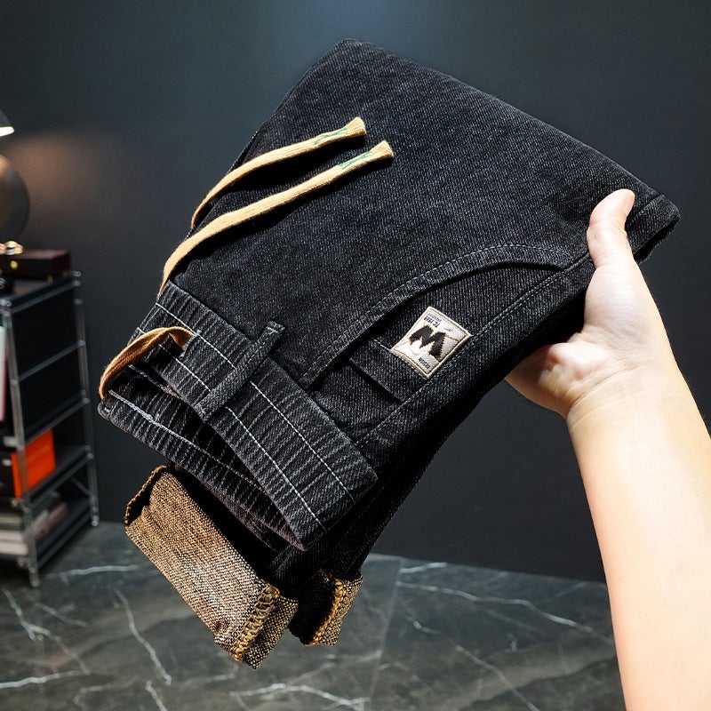 Unisex Classic Denim Jeans Loose Fit Daily Outdoor Wear - Image 4
