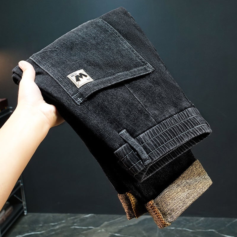 Unisex Classic Denim Jeans Loose Fit Daily Outdoor Wear - Image 5