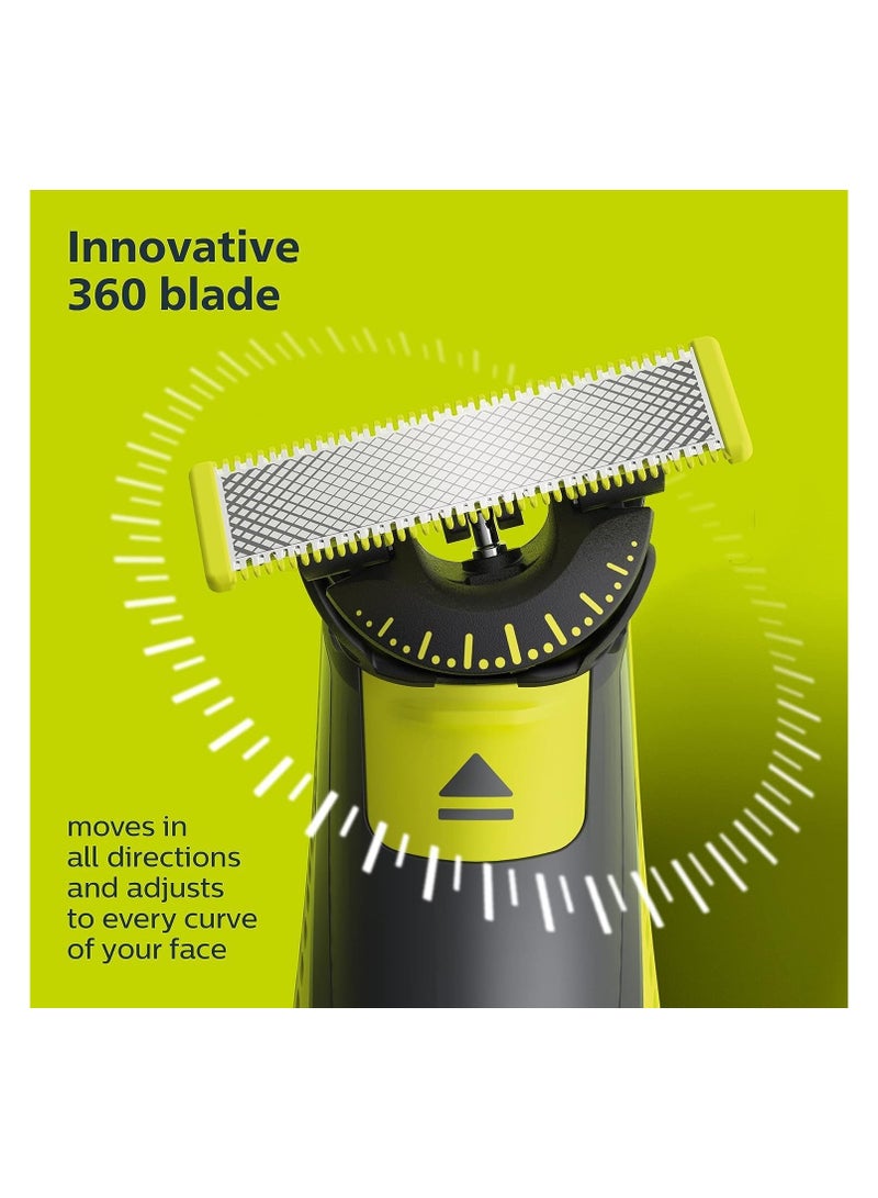 Philips OneBlade 360 Face, Wet & Dry, Trim, Edge & Shave QP2724/22 - Image 2