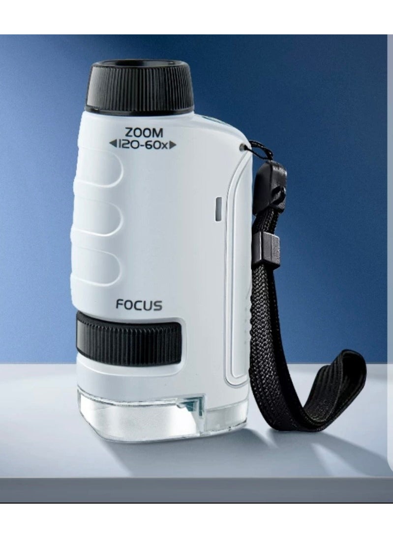 Peroks Mini Hand Microscope Without Stand 250 x  - Image 1