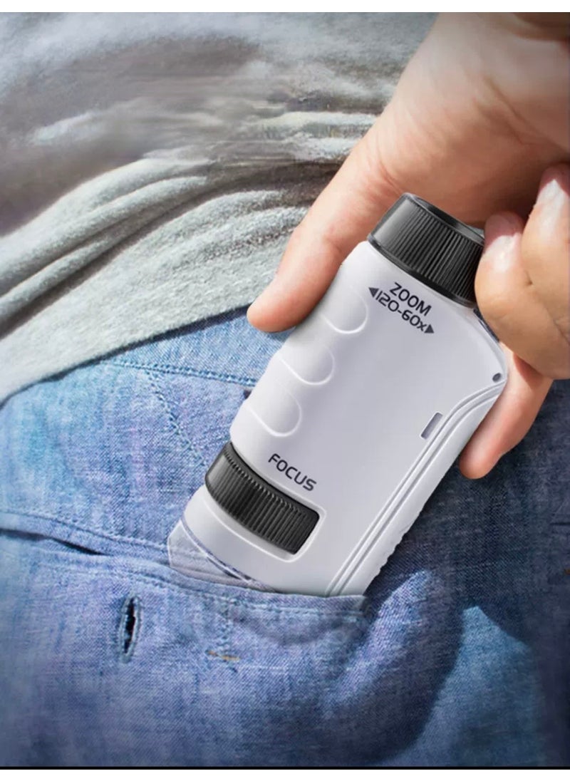 Peroks Mini Hand Microscope Without Stand 250 x  - Image 2
