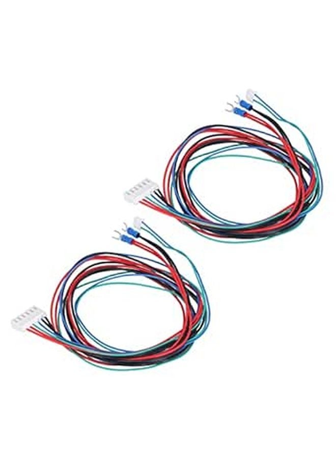 سلك سرير الطابعة ثلاثية الأبعاد المسخن 20AWG بطول 90 سم سلك مرن غير قابل للكسر قطعتان أحمر - Image 1