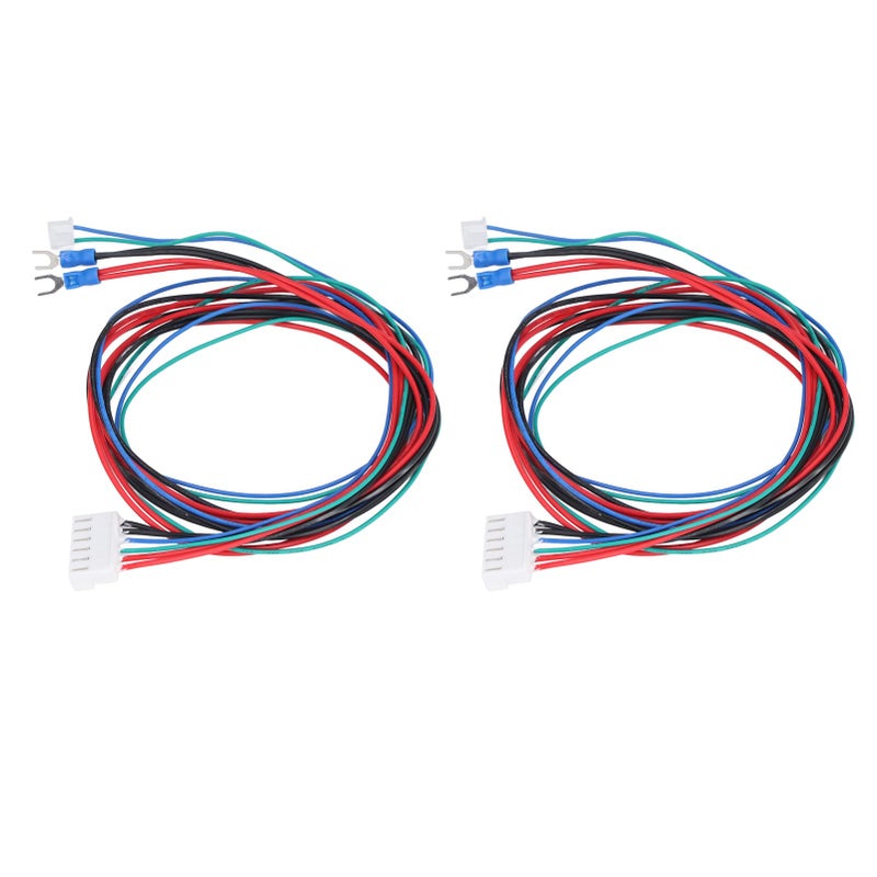 سلك سرير الطابعة ثلاثية الأبعاد المسخن 20AWG بطول 90 سم سلك مرن غير قابل للكسر قطعتان أحمر - Image 5