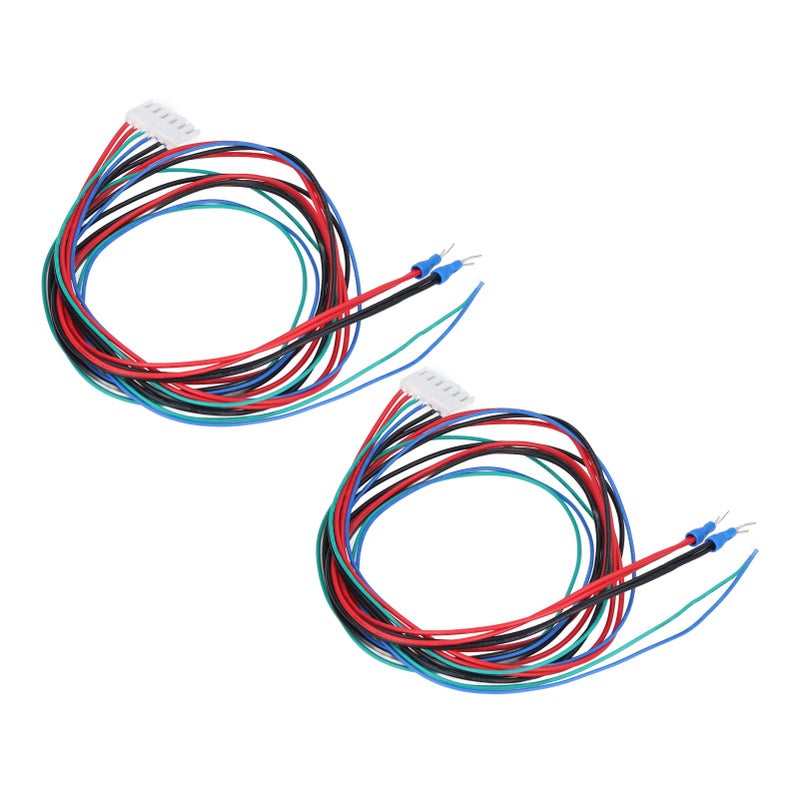 سلك سرير الطابعة ثلاثية الأبعاد المسخن 20AWG بطول 90 سم سلك مرن غير قابل للكسر قطعتان أحمر - Image 3