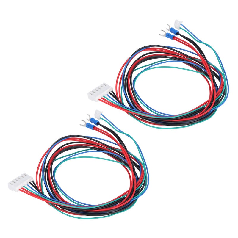 سلك سرير الطابعة ثلاثية الأبعاد المسخن 20AWG بطول 90 سم سلك مرن غير قابل للكسر قطعتان أحمر - Image 2