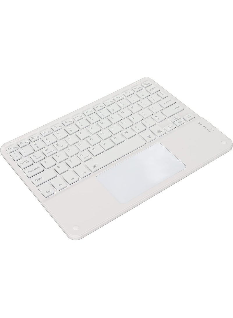 كيبورد لاسلكي نحيف متطور مع لوحة لمس وإضاءة RGB - مريح وعملي للأجهزة الذكية واللابتوب - سهل الاستخدام - Image 1