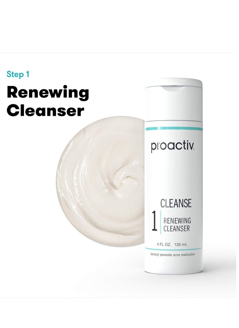 Proactiv - Proactiv 3 Step Acne Treatment - Benzoyl Peroxide Face Wash, Repairing Acne Spot Treatment for Face And Body, Exfoliating Toner - 60 Day Complete Acne Skin Care Kit, Multicolor - Image 1