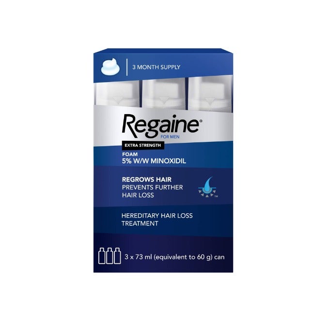 Regaine Foam 5% Minoxidil 3 Month Supply