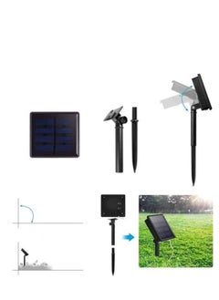 Generic Solar powered string lights, green, red, yellow and blue lighting, 20 meters (200 LEDs)  - Image 3