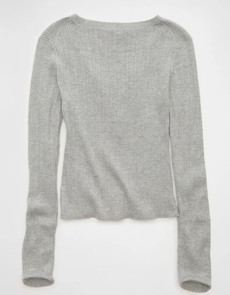 American Eagle  AE Lace-Up Sweater for Women | Best Price UAE