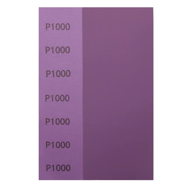 MAXMAN Sandpaper 1000 Grit,Wet Dry Sanding Sheets,High Performance Ceramic Abrasive Sand Paper for Wood Furniture Finishing,Metal Grinding,Automotive Polishing,9 x 3.6 Inch,25-Pack - Image 2
