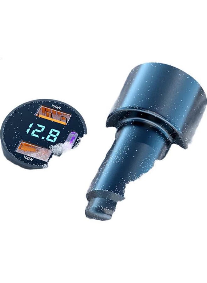 WITGOER Zhiguozhe Car Charger, 220W Super Fast Charging, Usb Interface, One-To Multi-Function, Quick Car Charging Head, Power Adapter, Converter, Suitable For Trucks And Vans - Image 1