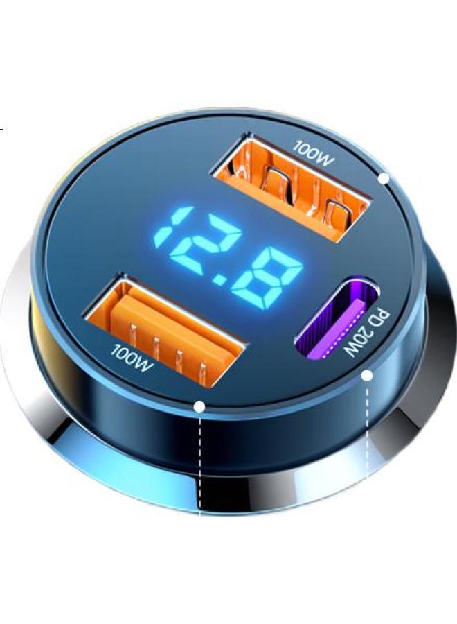 WITGOER Zhiguozhe Car Charger, 220W Super Fast Charging, Usb Interface, One-To Multi-Function, Quick Car Charging Head, Power Adapter, Converter, Suitable For Trucks And Vans - Image 3