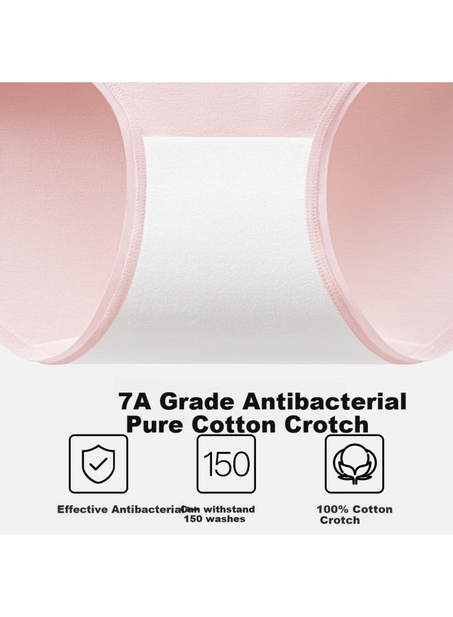 Secretworld Women's Pure Cotton Underwear, 100% Cotton Grade A Panties, 7a Grade Antibacterial And Antibacterial, Seamless Breathable Comfortable Girls' Underpants - Image 3
