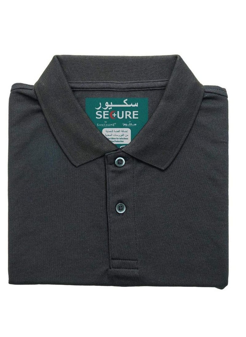 SANTHOME Secure Anti-Bacterial Basic Polo Shirt -3XL  - Image 3