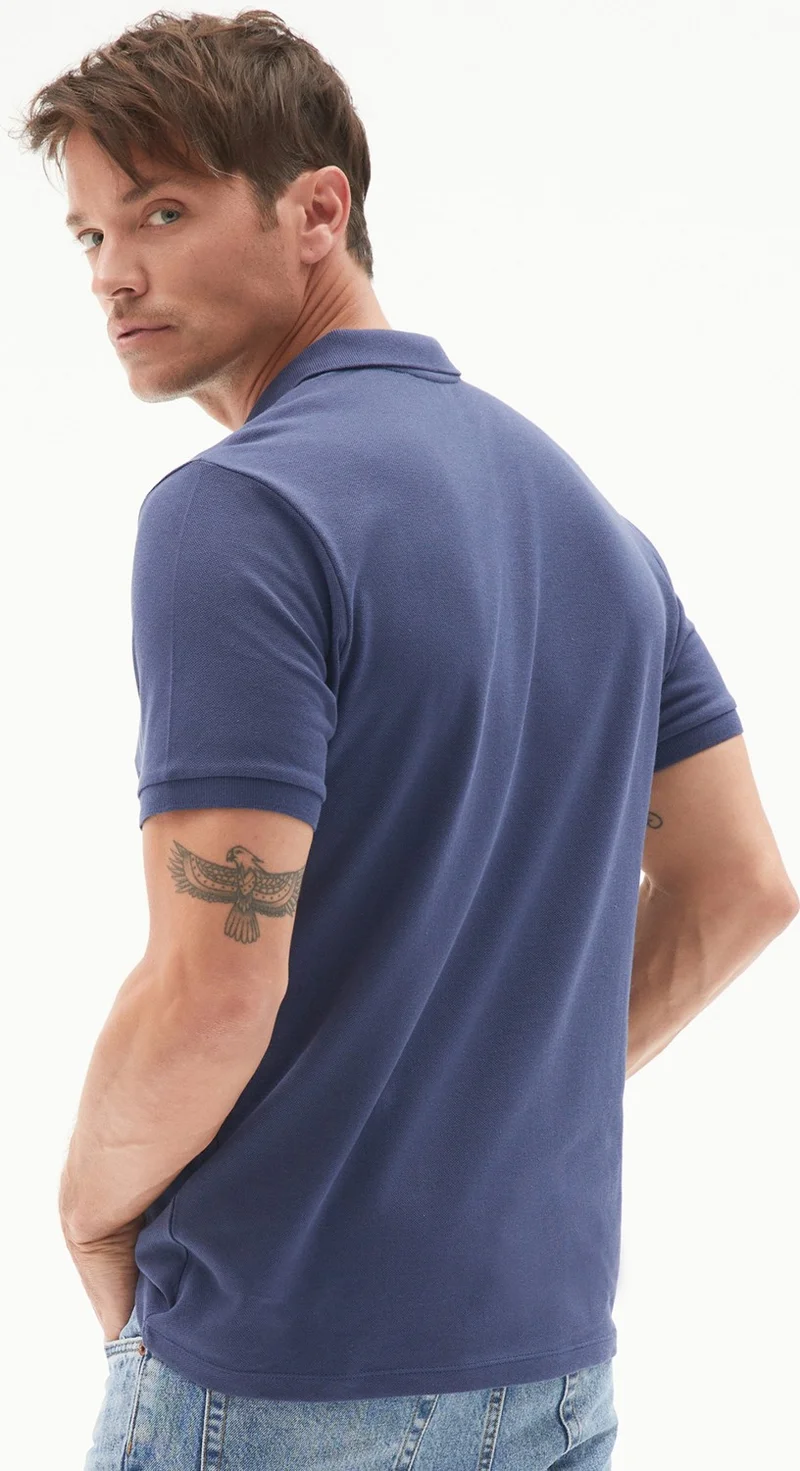 جون Men's Casual 100% Cotton Basic Polo Neck T-Shirt