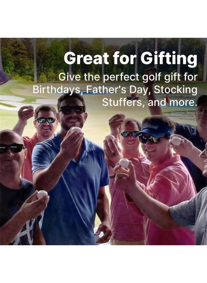 GNAFOTU Golf Ball Shaped Shot Glass, 3 Pieces Golf Cups with Lids - Image 5