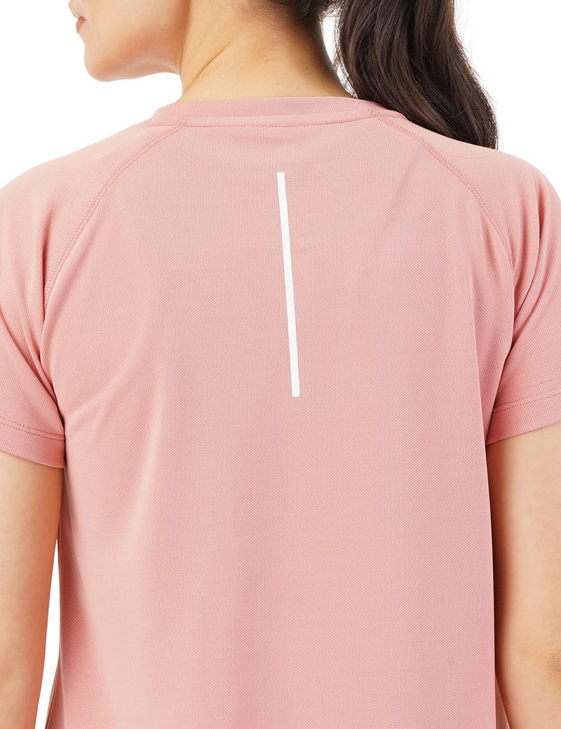Pump'd Athleisure Women's T-Shirt for Gym -Lightweight, Anti-Odor, UV Protect, Dry Tech, Ultra Soft Seams (Hearty Pink, XL) - Image 4