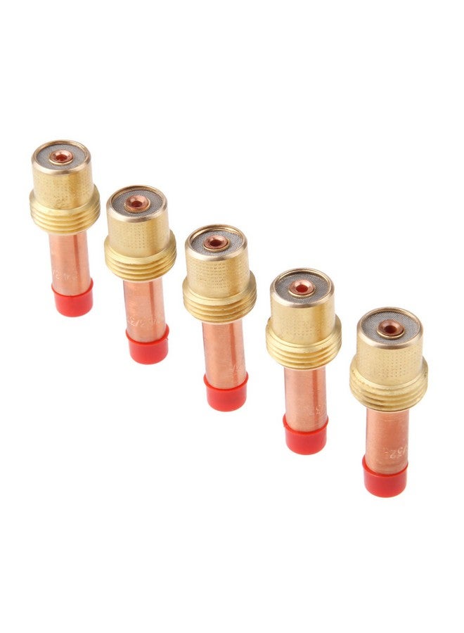 Mtsooning Mtsooning 5PCS 45V26 2.4mm(3/32inchs) Gas Lens Collet Body Copper Consumables KIT for TIG Welding Torch 17,18 and 26 Series  - Image 1
