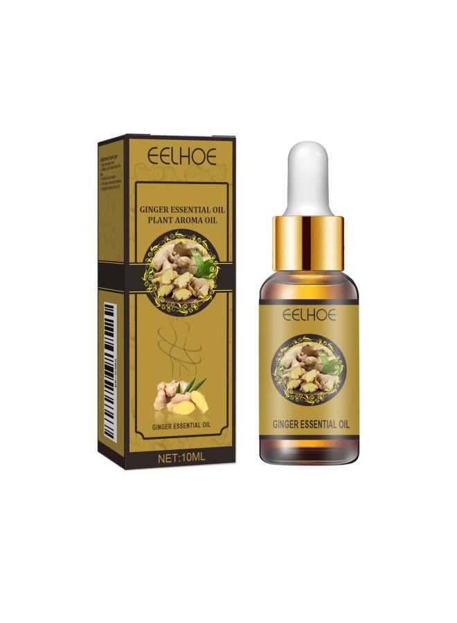 EELHOE Ginger Body Essential Oil Full Body Massage Belly Thigh Muscle Moisturizing Skin Care Essential Oil - Image 5