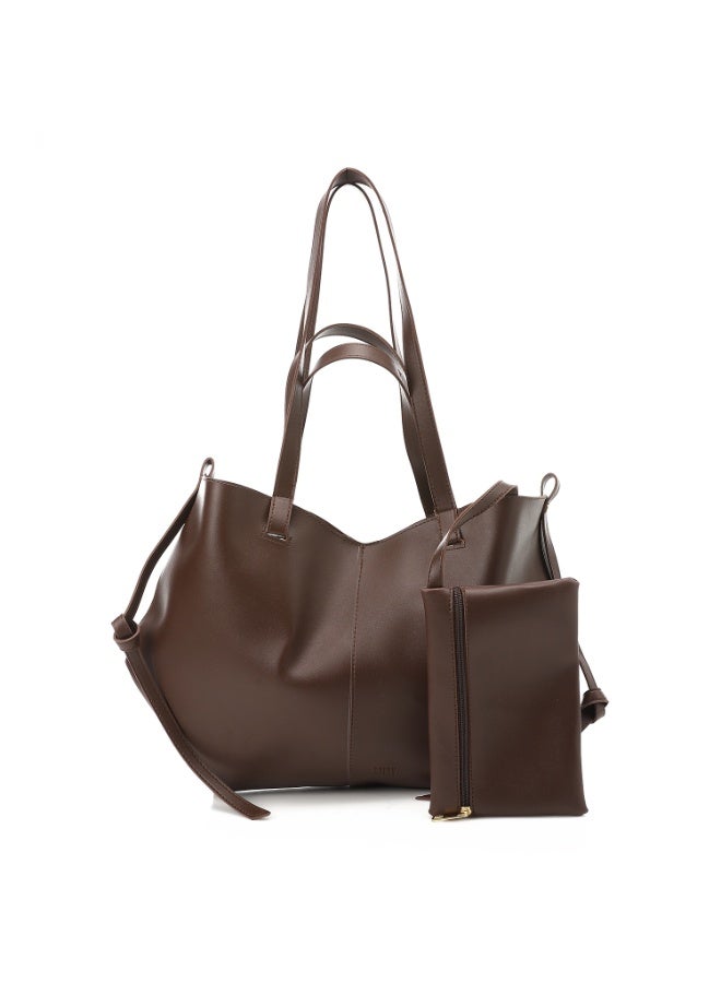 ريتزي Como Tote bag - Dark Brown - Image 1