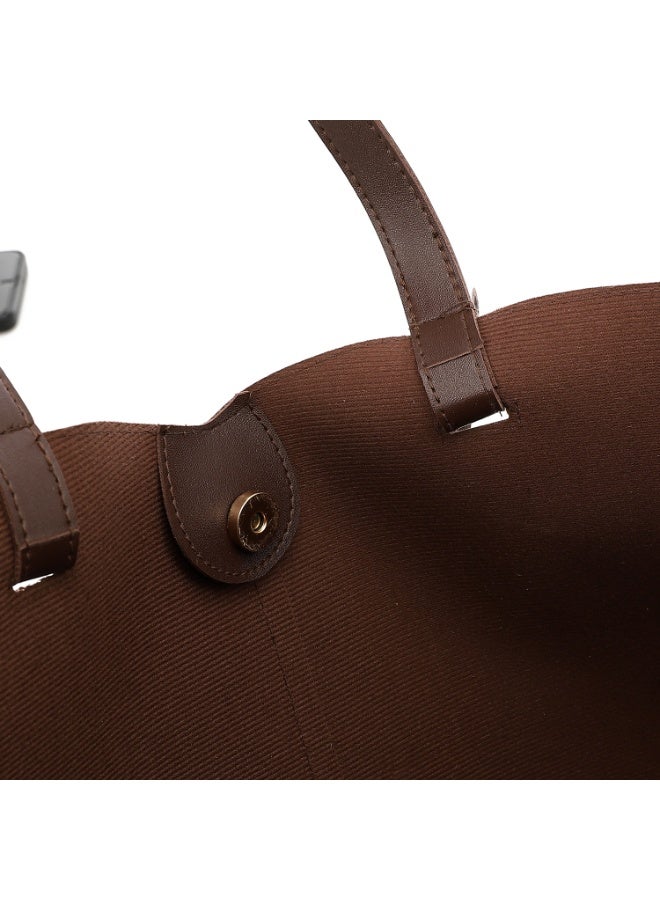 ريتزي Como Tote bag - Dark Brown - Image 4