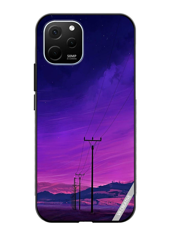 VR CREATIVE Protective Case Cover For Huawei Enjoy 50z Nature Design Multicolour - Image 1