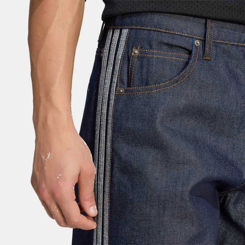 Adidas Originals  Firebird Adicolor Denim Jeans Mid-Rise Straight Leg for Men | Best Price UAE