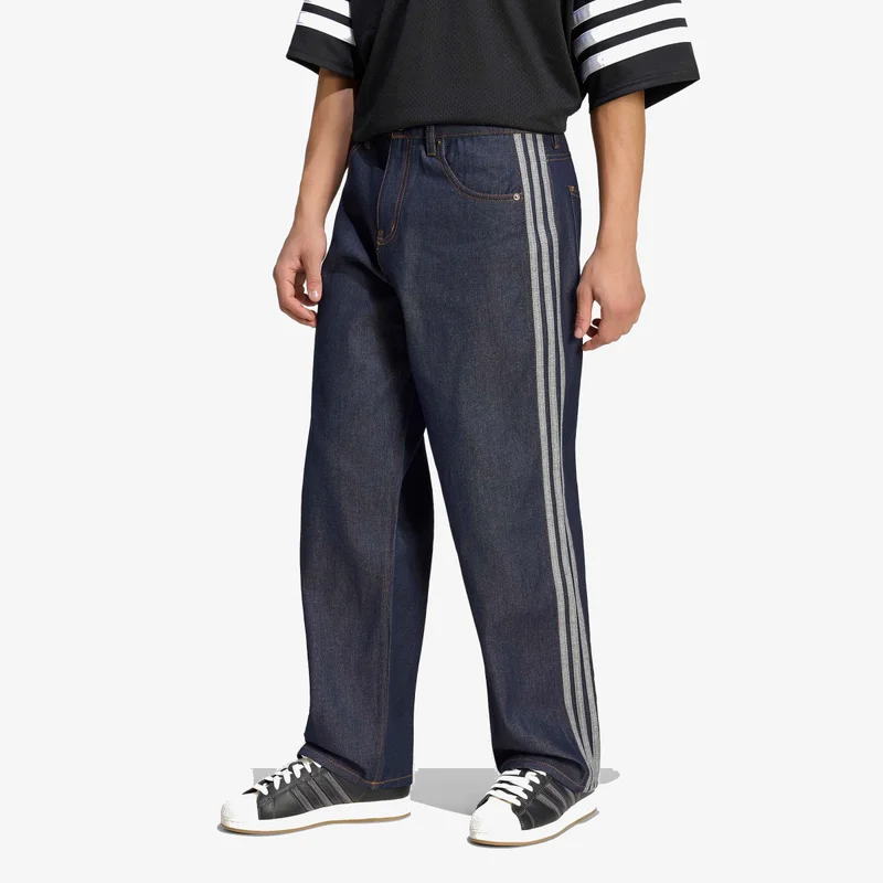 Firebird Adicolor Denim Jeans Mid-Rise Straight Leg
