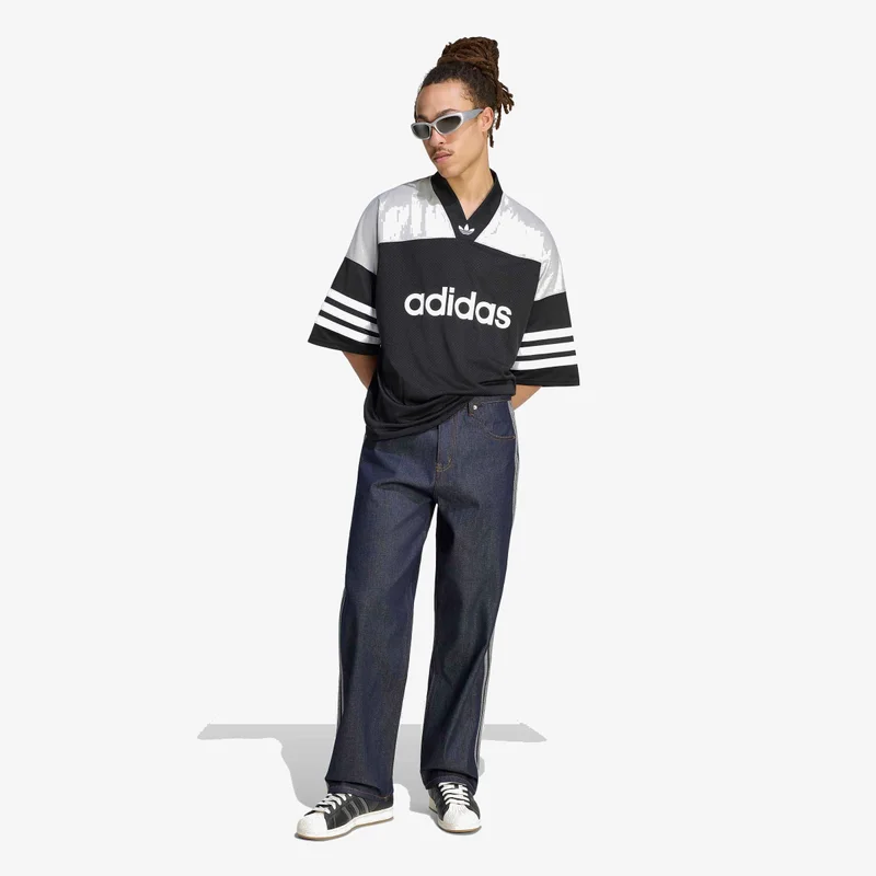 Adidas Originals  Firebird Adicolor Denim Jeans Mid-Rise Straight Leg for Men | Best Price UAE