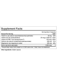 Andrew Lessman Ultimate Calciummagnesium Intensive Care With Vitamin D3 & K2 Mk7120 Mcg 180 Capsules Bone And Skeleton Health Essentials. Gentle Easy To Swallow Super Soluble. No Additives  - Image 3
