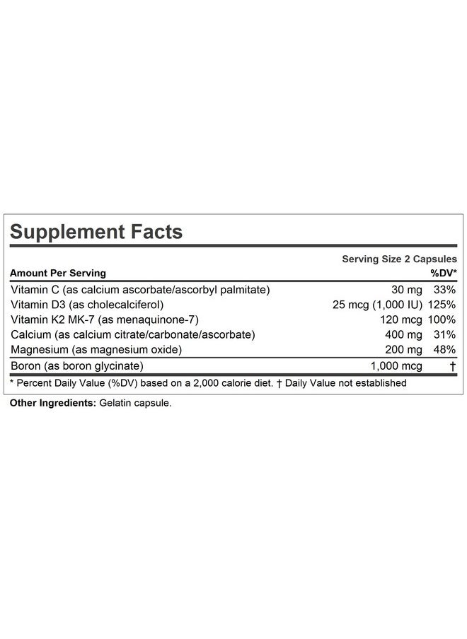 Andrew Lessman - Ultimate Calciummagnesium Intensive Care With Vitamin D3 & K2 Mk7120 Mcg 180 Capsules Bone And Skeleton Health Essentials. Gentle Easy To Swallow Super Soluble. No Additives - Image 1