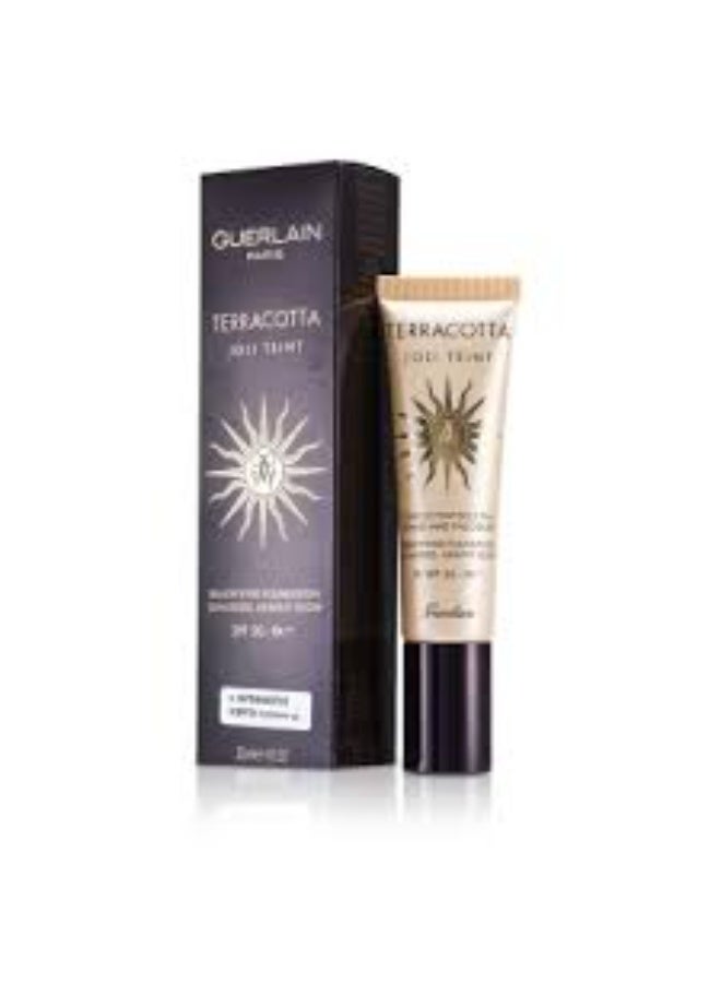 Guerlain Terracotta Joli Teint Beautifying Foundation SPF20 Medium Tone 30ml - Image 3