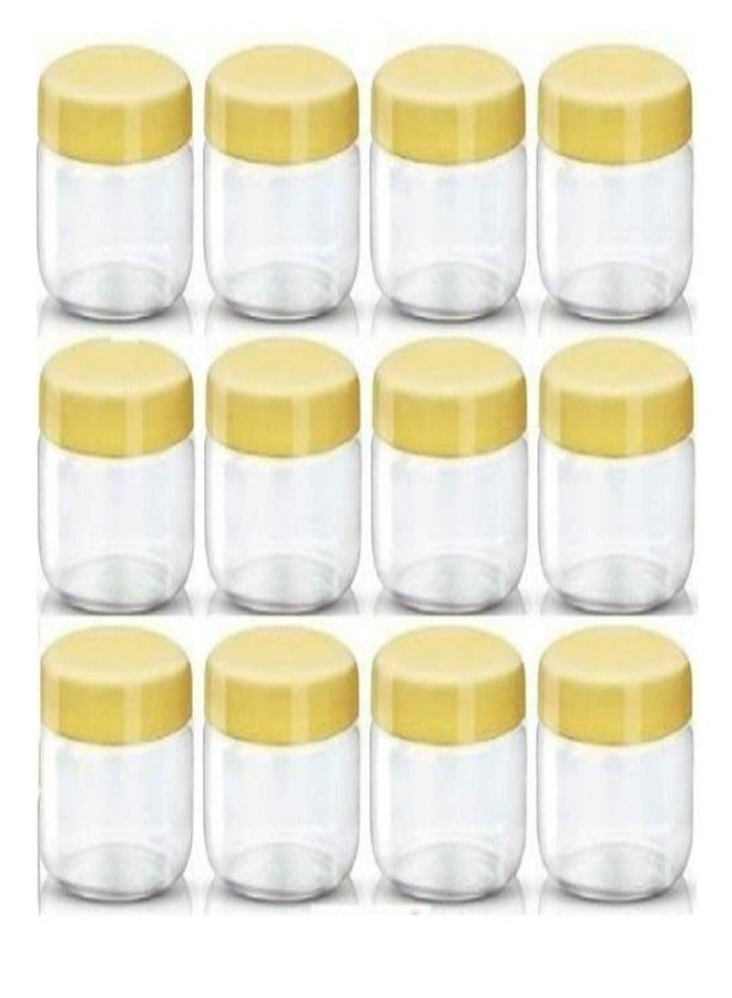Right Small Tiny Containers Plastic Clear Boxes with Screw lid 50 ml (Pack of 12) - Image 1