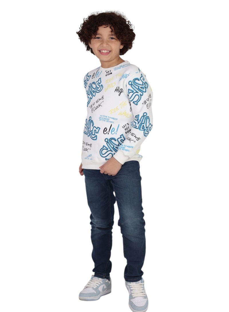 CHOiCE O Clock Kids Winter Sweatshirt – Luxurious Milton Fabric for Unmatched Warmth and Comfort code 176 - Image 2