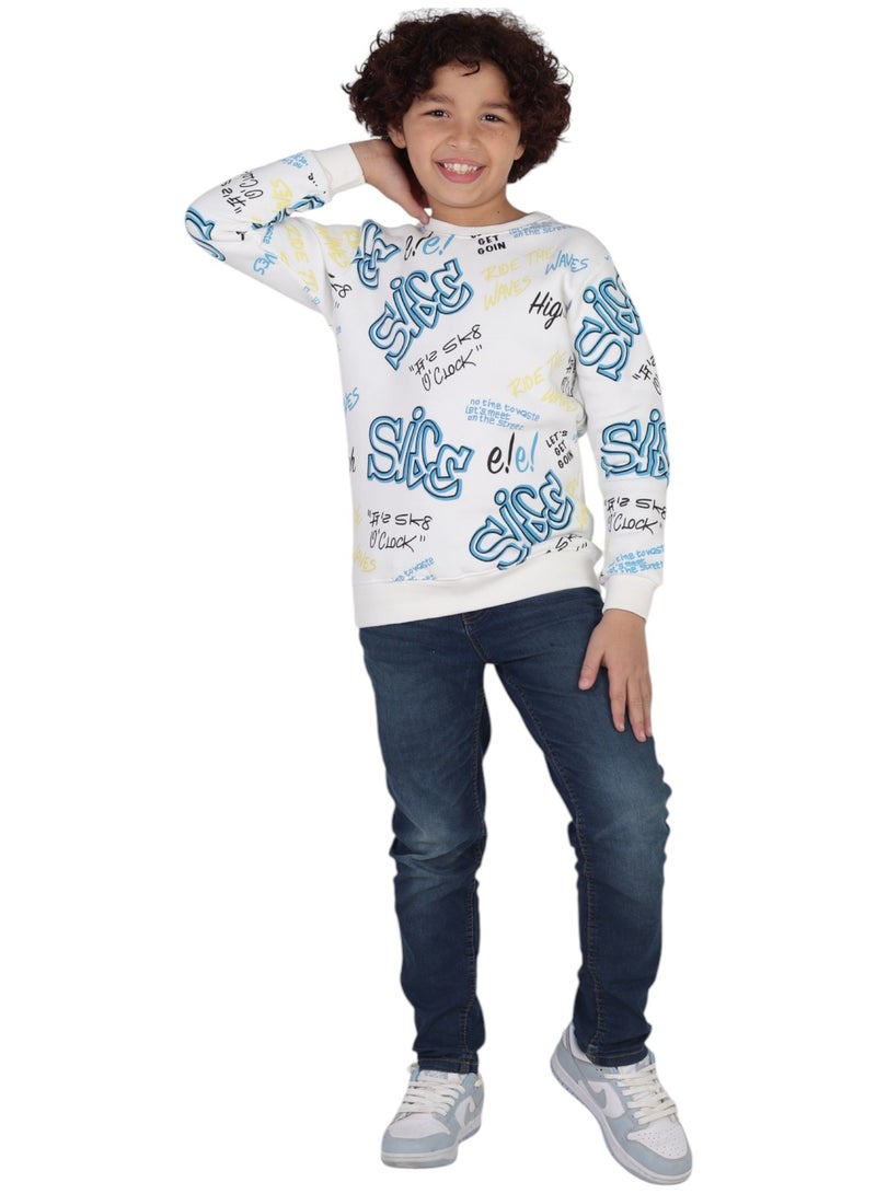 CHOiCE O Clock Kids Winter Sweatshirt – Luxurious Milton Fabric for Unmatched Warmth and Comfort code 176 - Image 3